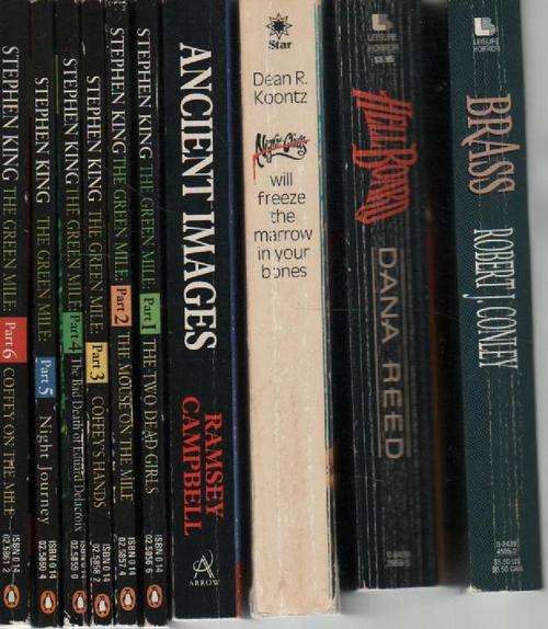 (1horror) 5 Horror Books - Stephen King, Dean Koontz, Ramsey Campbell plus