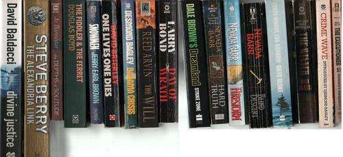 (23thriller) 17 Thriller /Adventure/General  - David Baldacci, Nevada Barr, Douglas Boyd plus