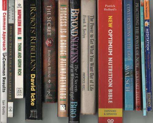 (2selfelp) 13 Non-fiction - The Secret-Rhonda Byrne, Patrick Holford, David Icke, Eckhart Tolle plus