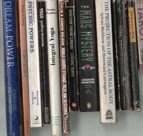 (3esoteric) 12 Esoteric/Unexplained books, Graham Hancock,  I'CHing, Tarot, Astral Travel, Dreams +