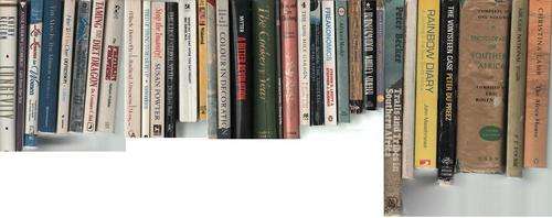 (2nfmix) 33 Non-FIction Books, including 7 AFricana Non-fic - Peter Becker Trails & Tribes