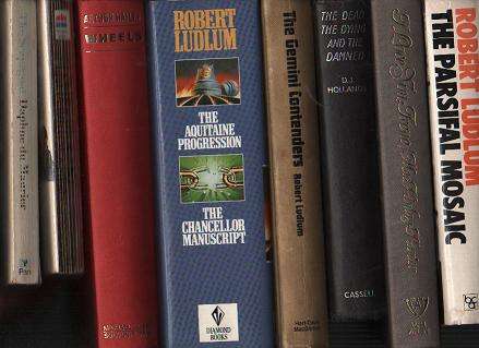 8 Books - Starting at R1 each - Robert Ludlum, Len Deighton, Daphne du Maurier, Arthur Hailey +