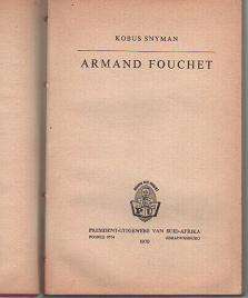 (B6pe) Armand Fouchet deur Kobus Snyman