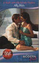 (B15) A Night with the Society Playboy by ALly Blake - Mills & Boon Modern Heat