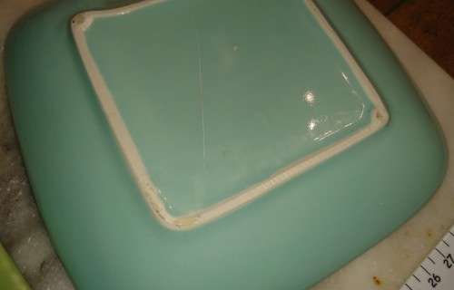 TWO VINTAGE ASHTRAYS (MAKERS STAMPS)