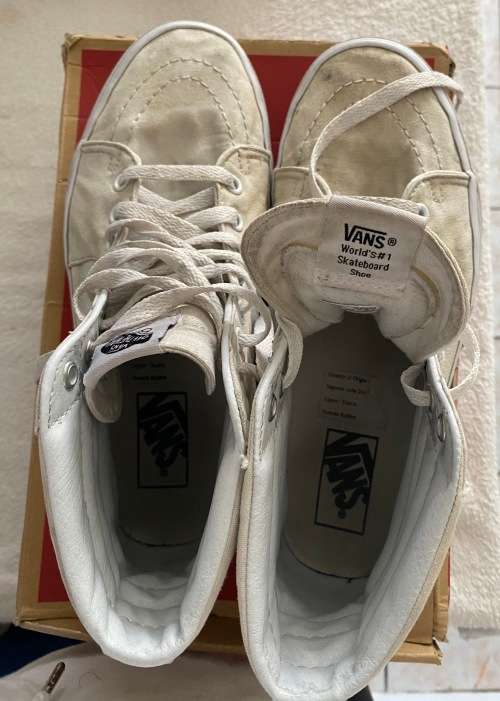 Vans Sk8 Hi Sneakers White UK7