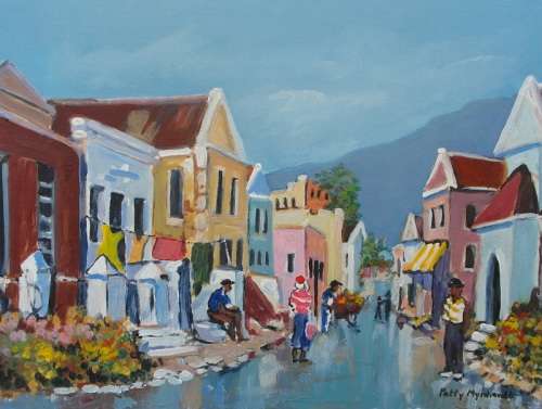 Painting by Patty Mynhardt "Farm Scene" CRAZY WEDNESDAY SPECIAL