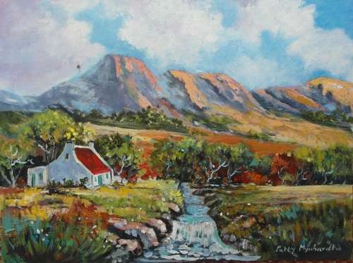 Painting by Patty Mynhardt "Farm Scene" CRAZY WEDNESDAY SPECIAL