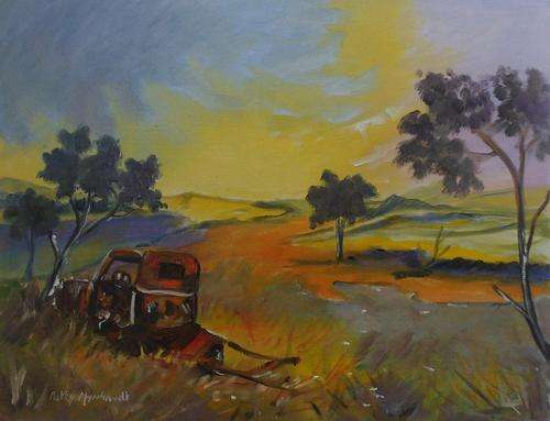 SPECIAL !!! ...Oil Painting by Patty Mynhardt "Resting Place"