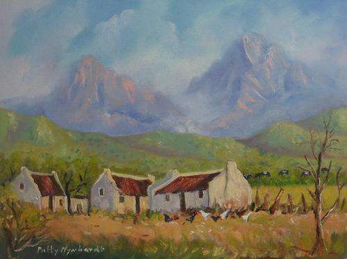 SPECIAL !!! ...Oil Painting by Patty Mynhardt "Farm Scene"