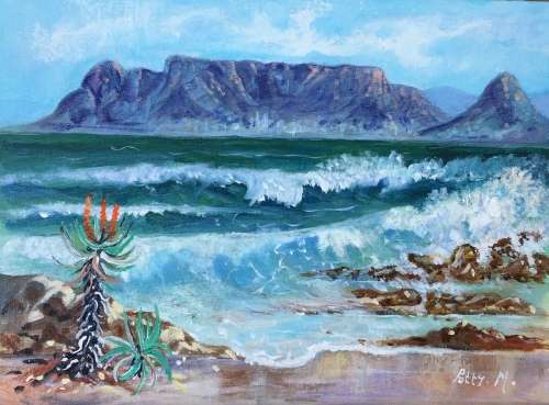 Original Painting by S.A. Artist Patty Mynhardt - "Southport"