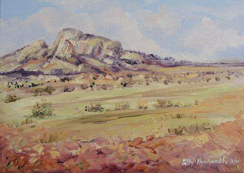 "Klipkoppie" Oil Painting by Patty Mynhardt