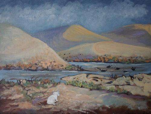 "Maitland Beach 1" Oil Painting by Patty Mynhardt