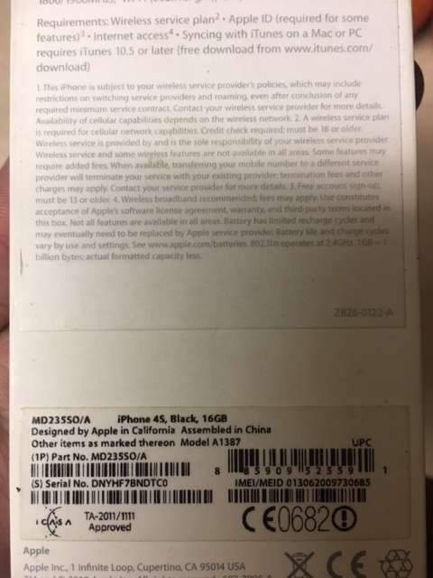 Apple iphone 4S 16GB