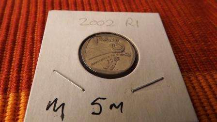 2002 R1 Coin - Johannesburg world summit