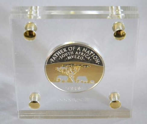 Mandela Long walk to freedom medallion