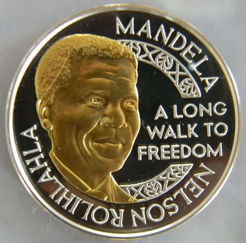 Mandela Long walk to freedom medallion