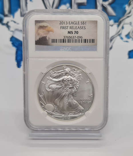 2013 American Silver Eagle (MS70 First Release)