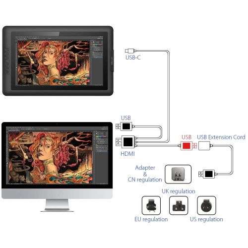 XP-PEN ARTIST 15.6 NEW GRAPHICS TABLET