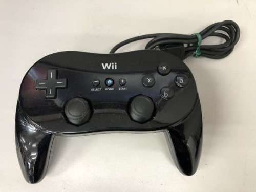 Wii / Wii U Classic Controller Pro Black