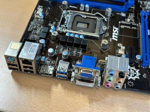 MSI Z87-S01 LGA 1150 Motherboard Intel Z87 DDR3 32GB RAM PCI - E 3.0 SATA 3 (4TH GEN)