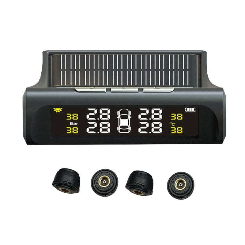 Solar powered wireless TPMS tire pressure monitoring System