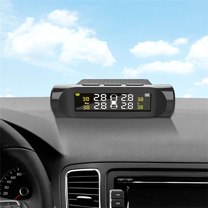 Solar powered wireless TPMS tire pressure monitoring System