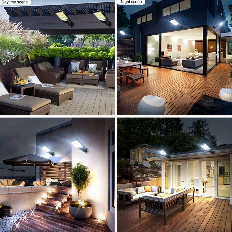 Solar Street Light Outdoor Wall Mounted Motion Sensor Light