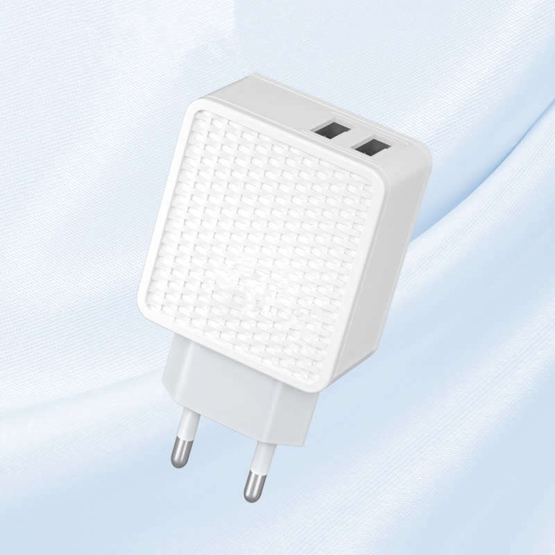Beautiful and convenient AS-51384 dual USB wall charger 2.1a