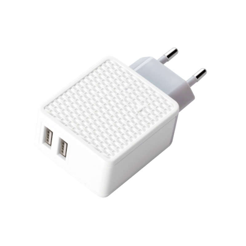 Beautiful and convenient AS-51384 dual USB wall charger 2.1a