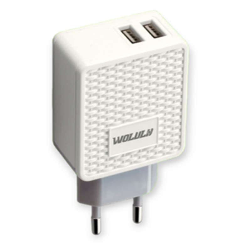 Beautiful and convenient AS-51384 dual USB wall charger 2.1a