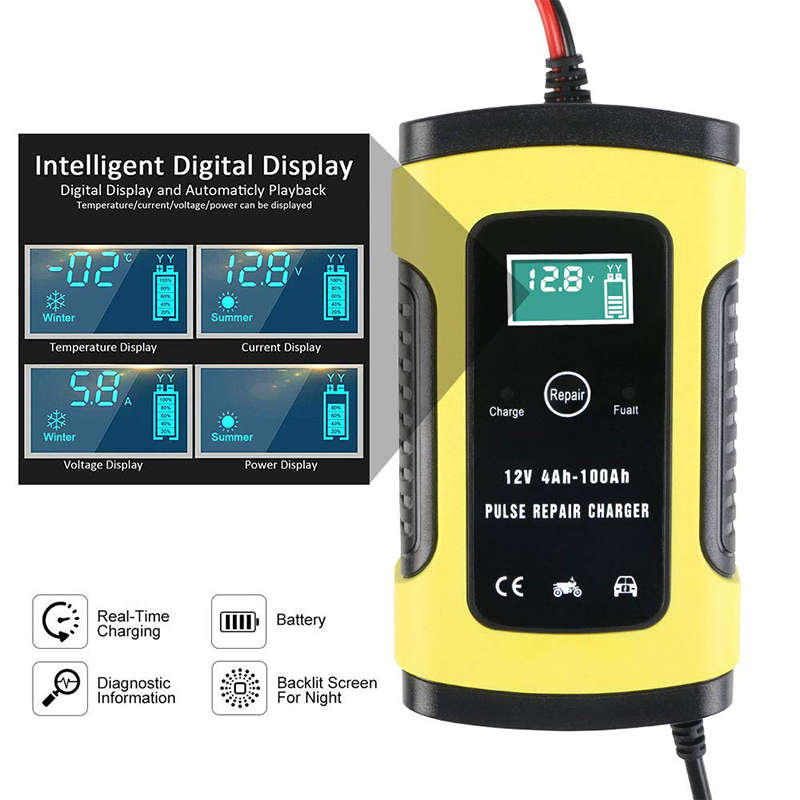 Multifunctional and convenient lead-acid charger 12V car Battery