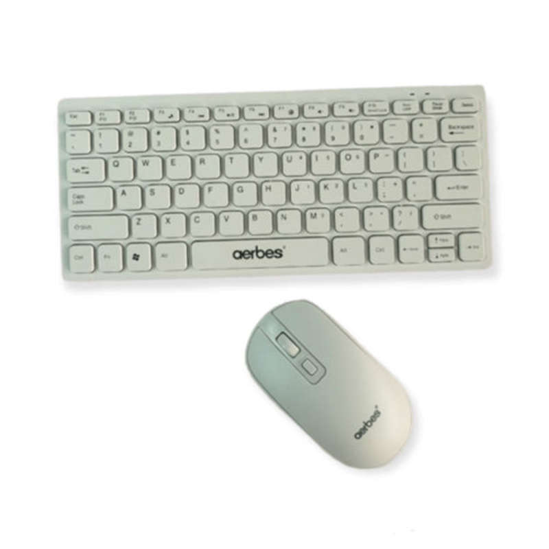 Convenient and beautiful AB-D001 2.4GHz ultra-thin mini wireless keyboard and mouse Set