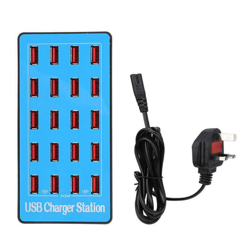 Convenient, Practical And Multifunctional 20-Port Usb Smart Distribution Charger Desktop Fast Chargi