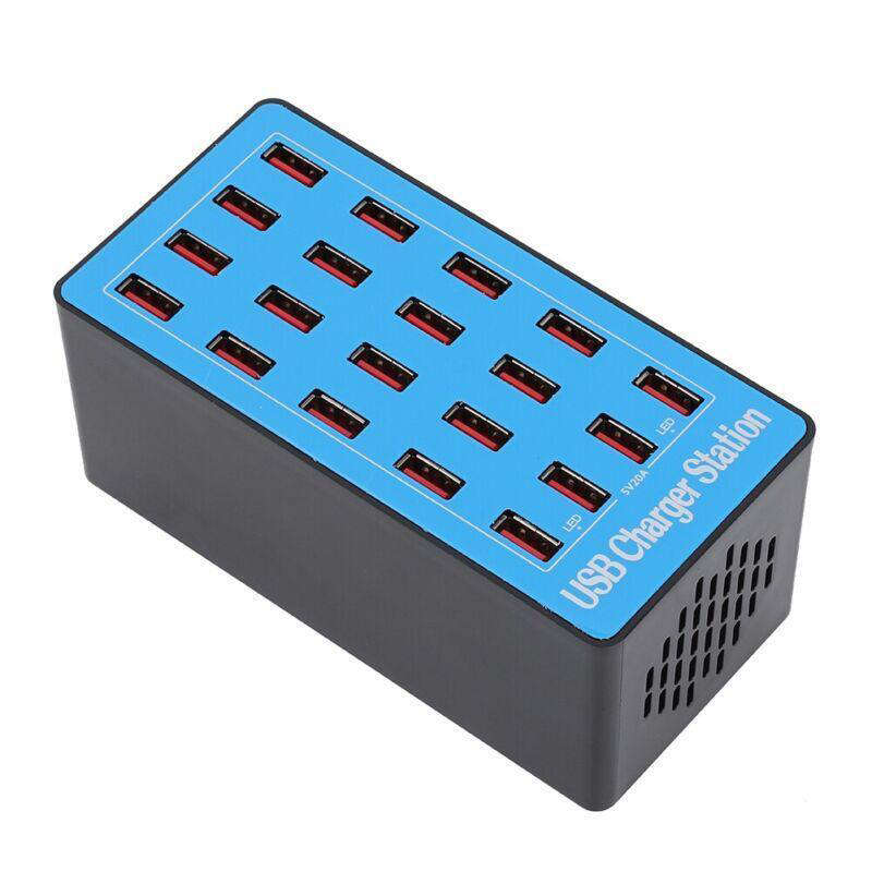 Convenient, Practical And Multifunctional 20-Port Usb Smart Distribution Charger Desktop Fast Chargi