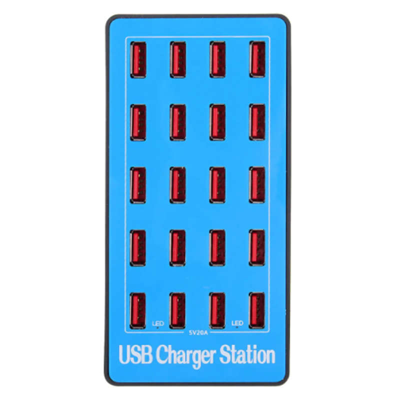 Convenient, Practical And Multifunctional 20-Port Usb Smart Distribution Charger Desktop Fast Chargi