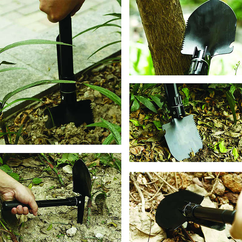 Convenient And Practical Folding Survival Shovel - a Mini Folding Shovel Tool Suitable For Car Emerg