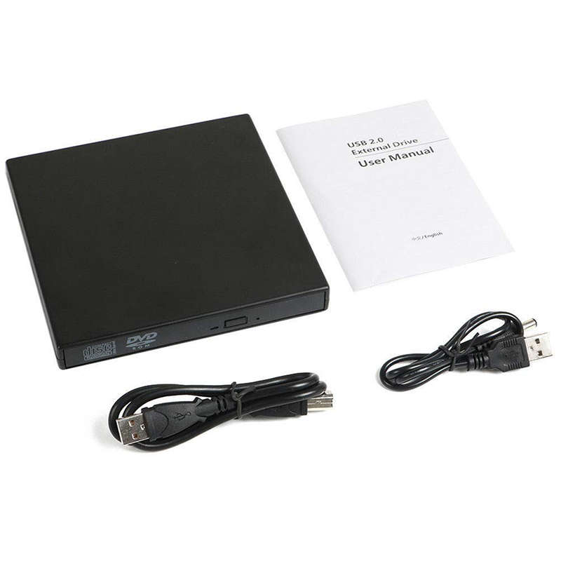 Convenient External Dvd Cd Rw Drive Burner Slim For Pc Laptop