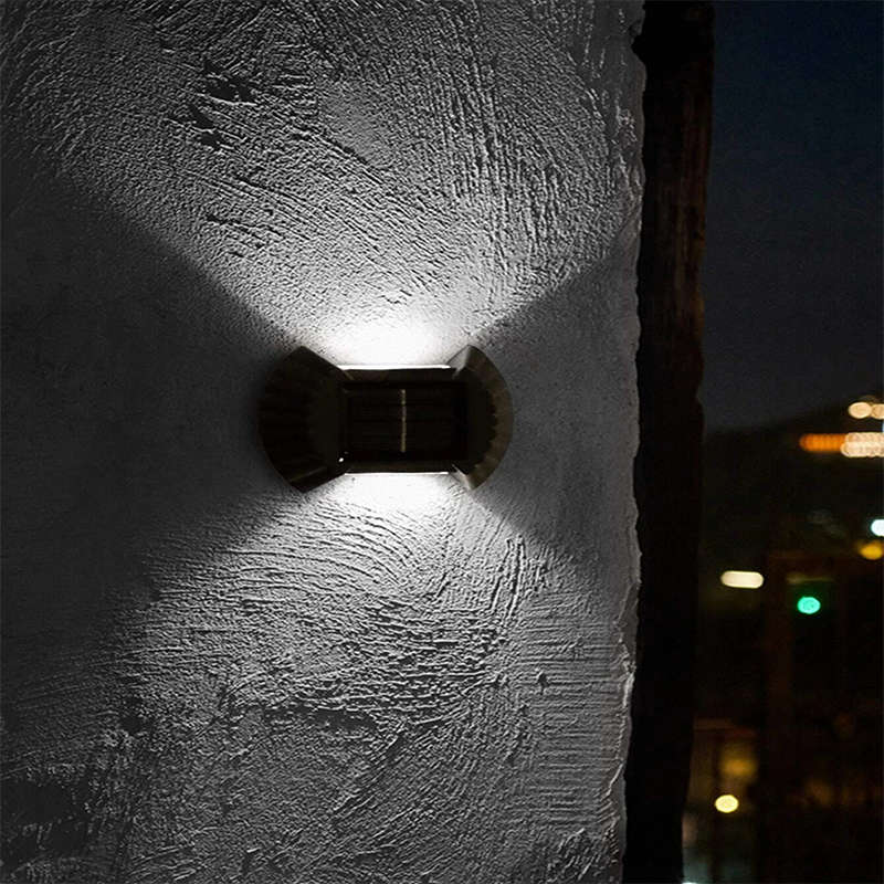 Convenient And Practical b2pcs Solar Led Wall Light White