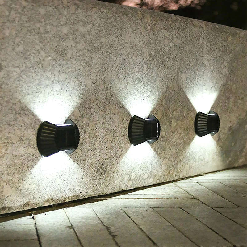 Convenient And Practical b2pcs Solar Led Wall Light White