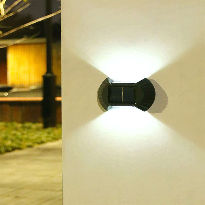 Convenient And Practical b2pcs Solar Led Wall Light White