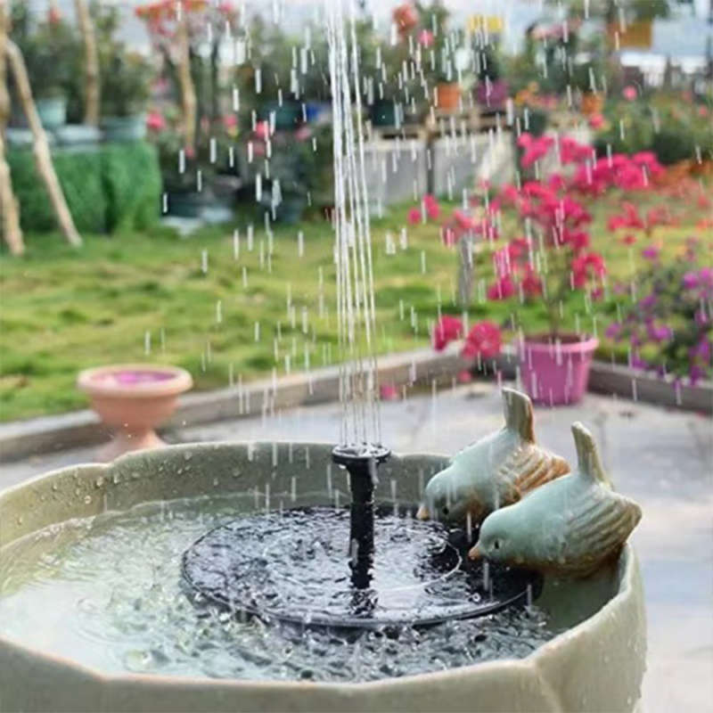 Beautiful And Practical Solar Fountain Floating Solar Fountain Pump Garden