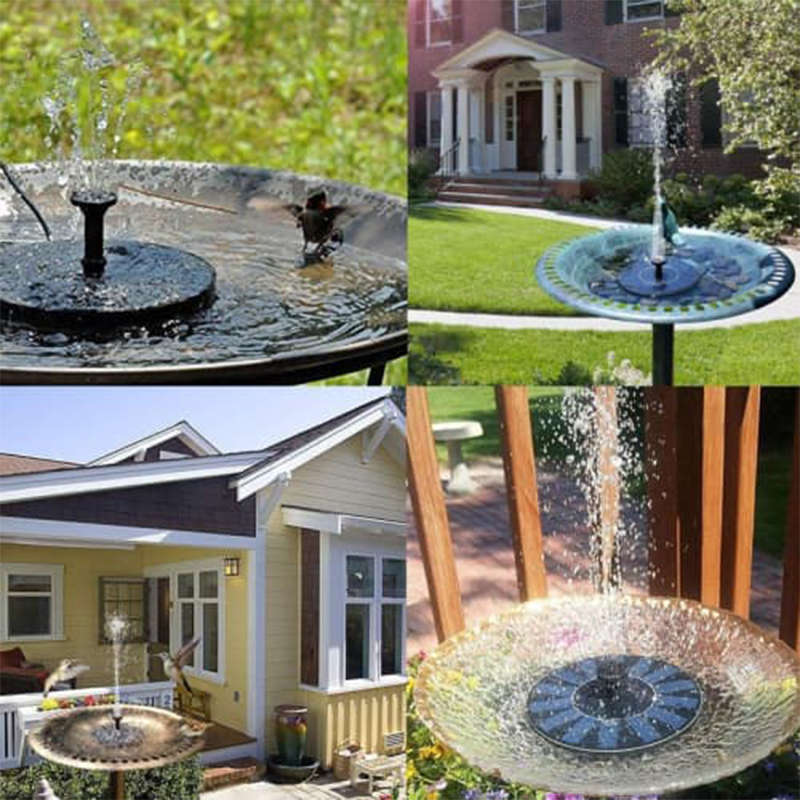 Beautiful And Practical Solar Fountain Floating Solar Fountain Pump Garden