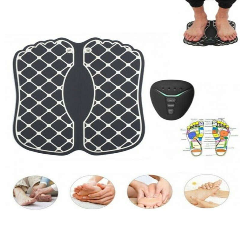 Convenient Ems Foot Massager Folding Portable Electric Massage Mat