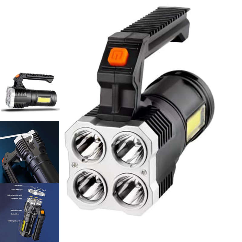 Convenient And Durable Rechargeable Flashlight Multifunctional Flashlight Portable Flashlight Flashl