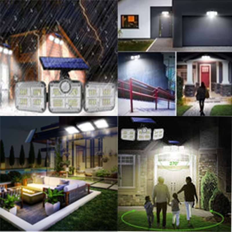 Convenient And Practical 30W Solar Sensor Lamp German Technology With Remote Control