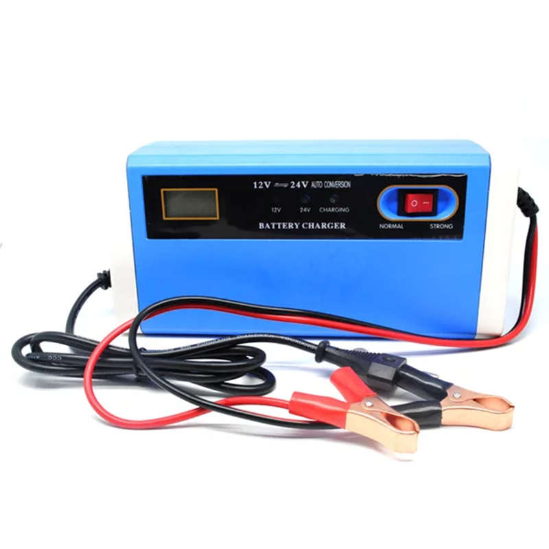 Convenient And Practical Battery Charger Lcd Display 12-24V Car Charger Power Pulse Repair
