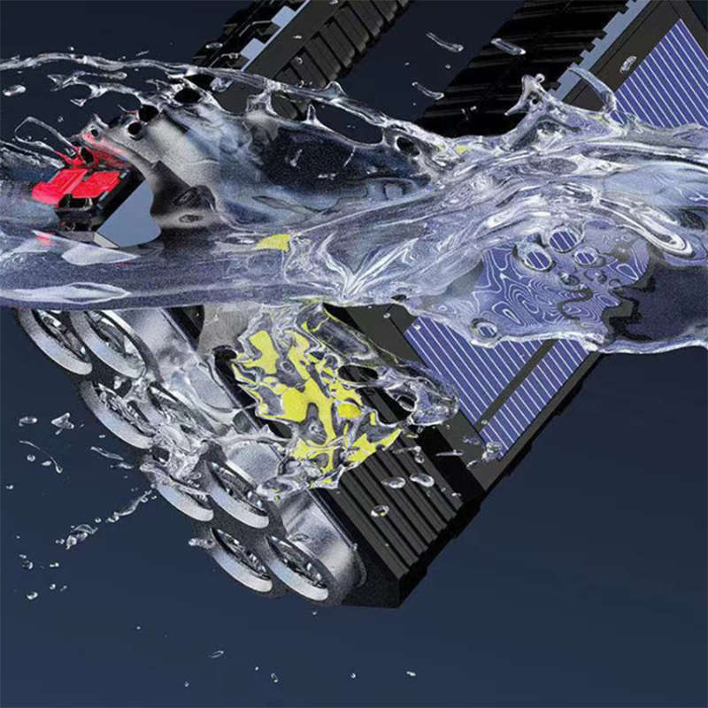 Convenient And Practical Solar Charging Usb Flashlight Waterproof Portable Flashlight