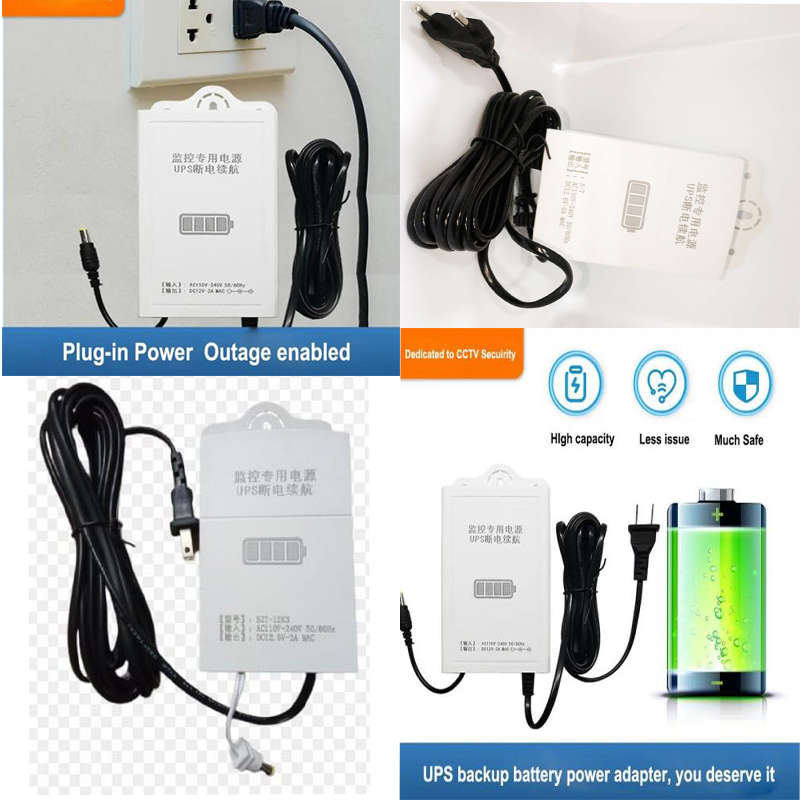 Convenient And Practical Wifi Router Wall-Mounted Backup Power Adapter Battery Backup Uninterruptibl