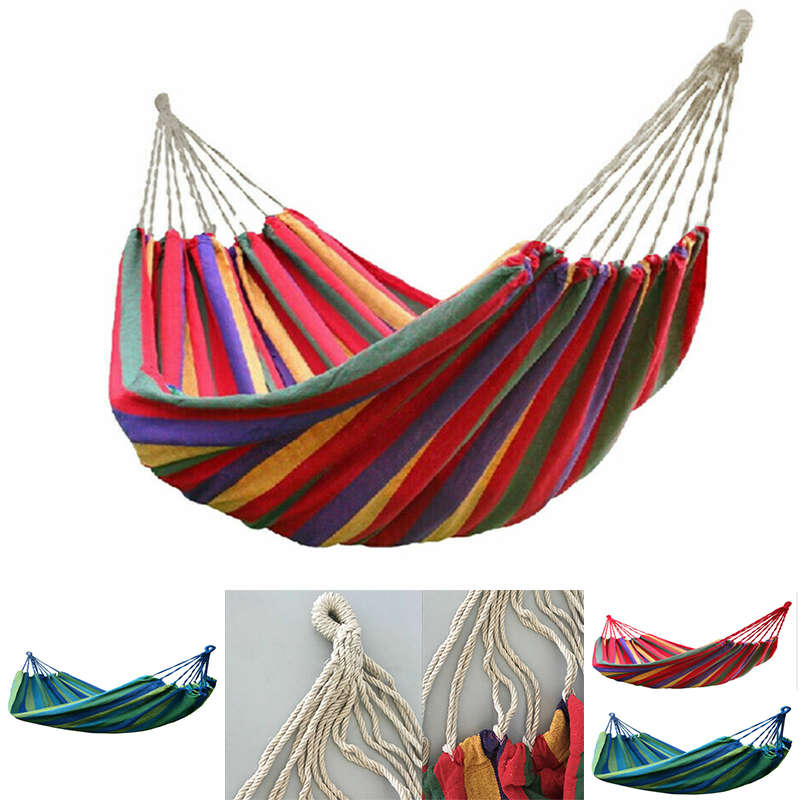Convenient And Practical Portable Hammock Outdoor Hammock Garden Sports Home Travel Camping Swing Ca